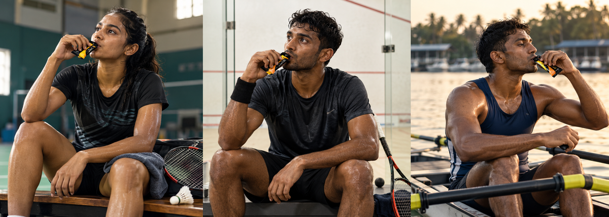 Energy Gels for Badminton, Squash & Rowing