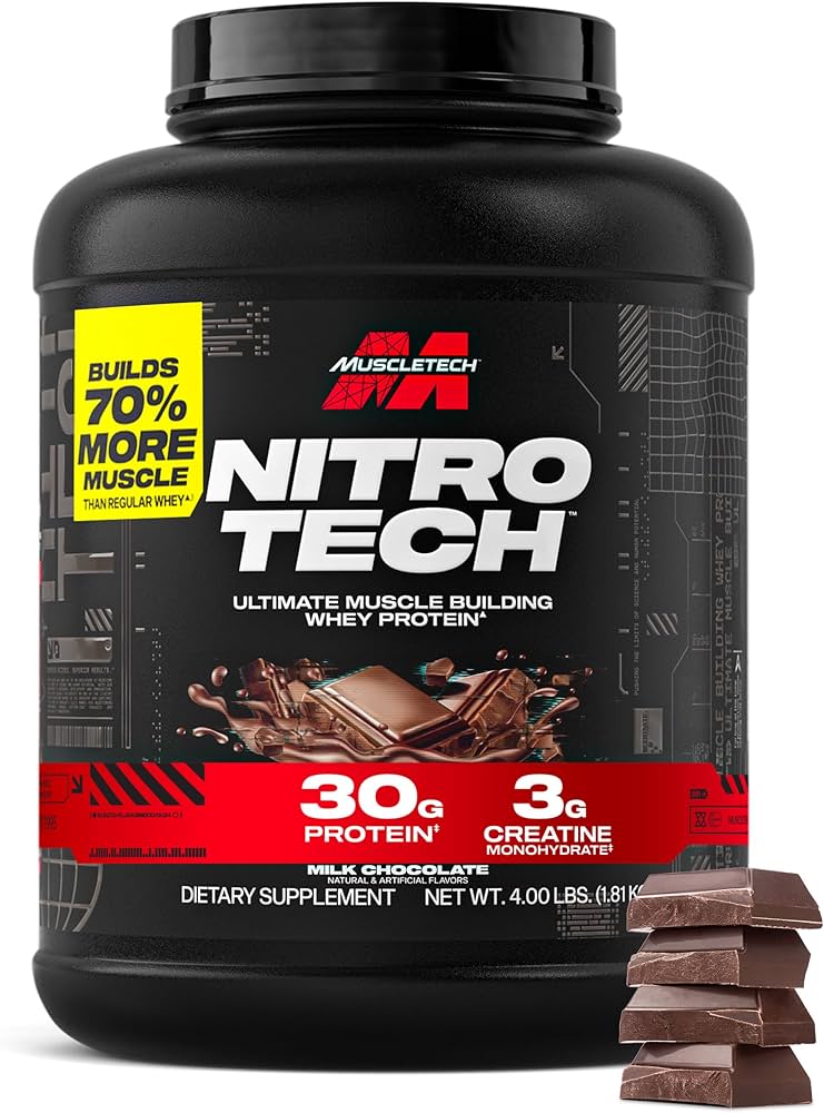 MUSCLETECH Nitrotech Whey Protein 4LB