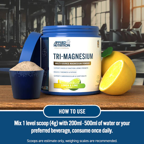 APPLIED NUTRITION Tri-Magnesium Powder - Sports Nutrition Hub