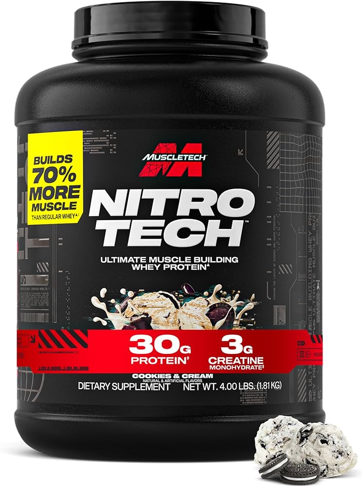 MUSCLETECH Nitrotech Whey Protein 4LB