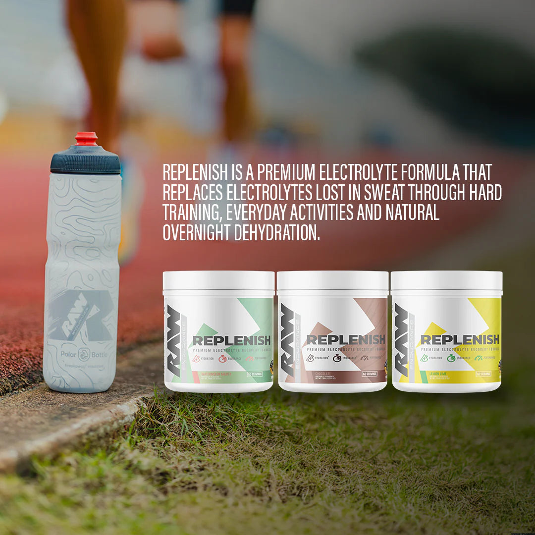 RAW NUTRITION Replenish - Premium Electrolyte Recovery Formula - Sports Nutrition Hub