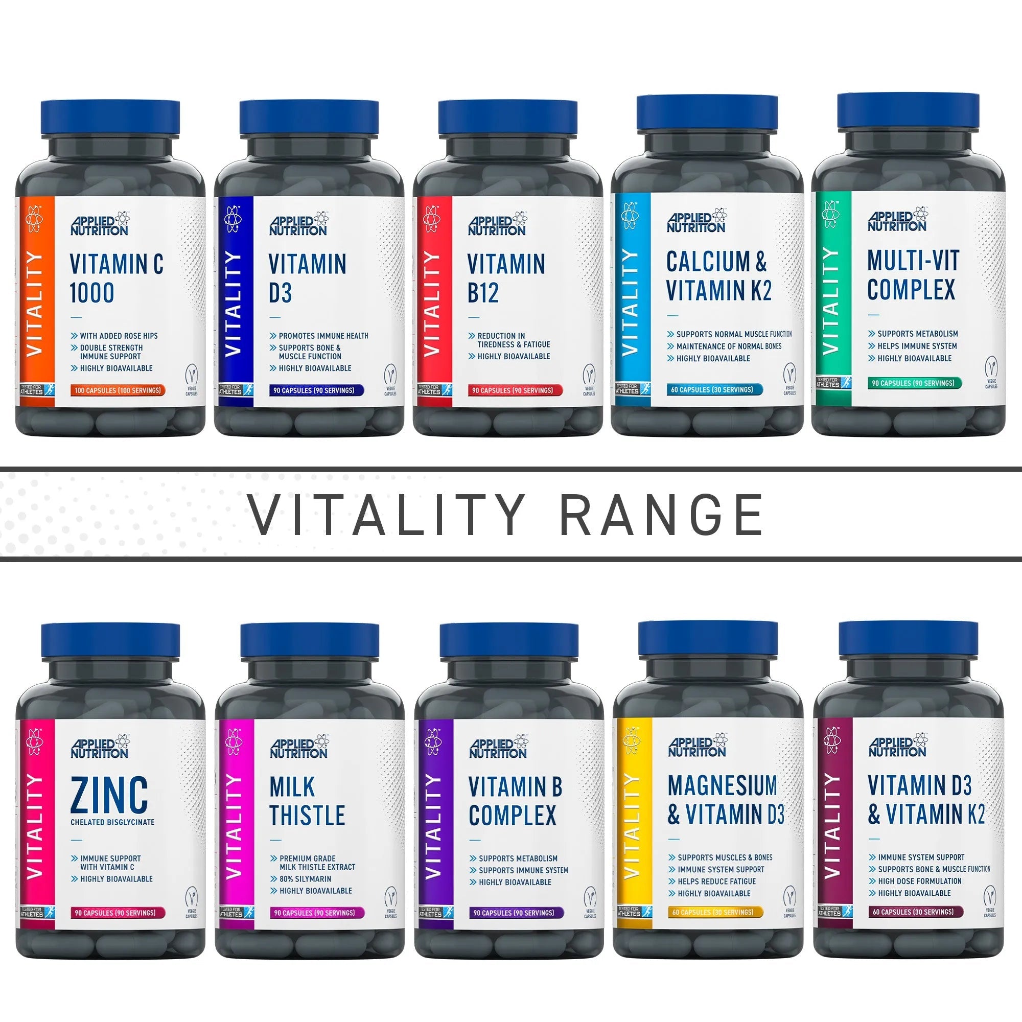 APPLIED NUTRITION Magnesium & Vitamin D3