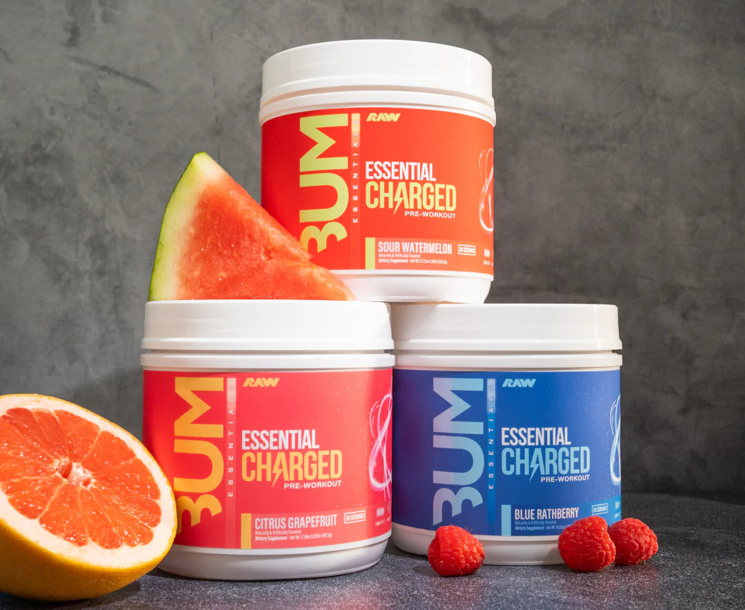 RAW NUTRITION Essential Charged Pre-Workout - Sports Nutrition Hub
