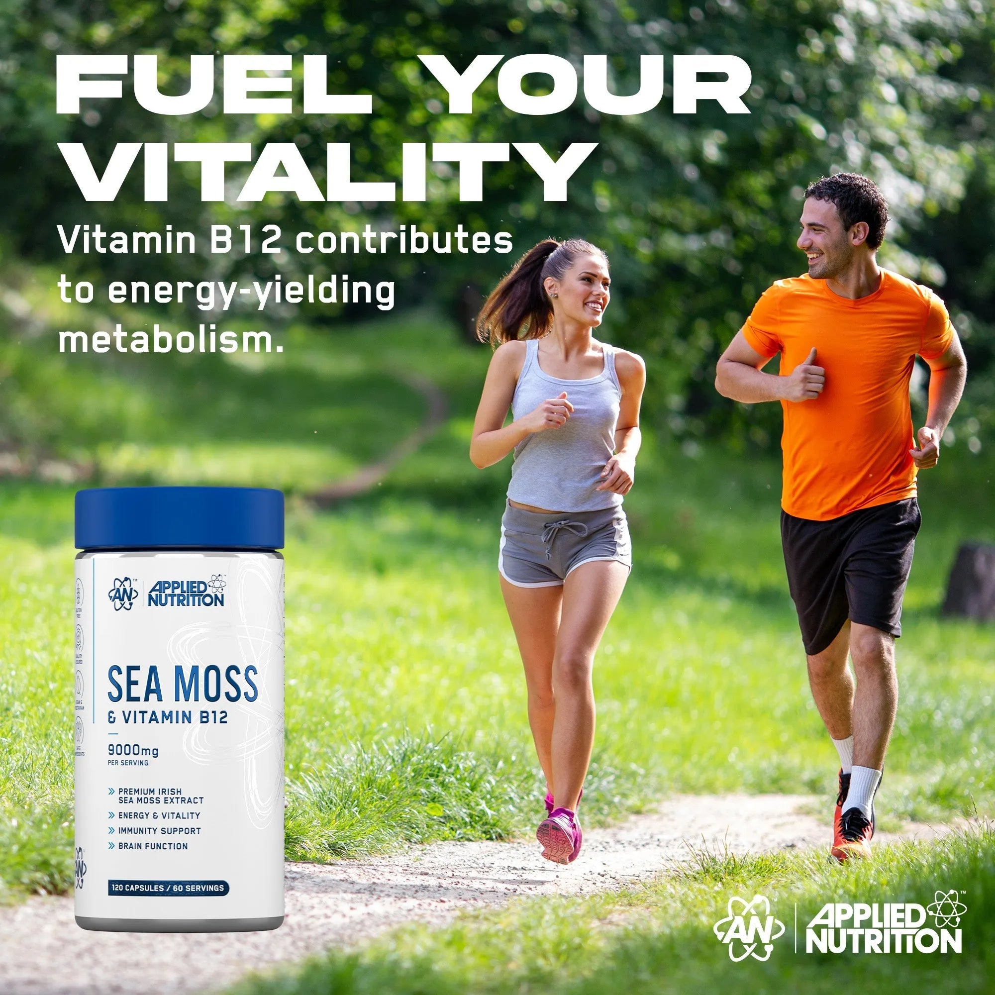 APPLIED NUTRITION Sea Moss & Vitamin B12 Capsules