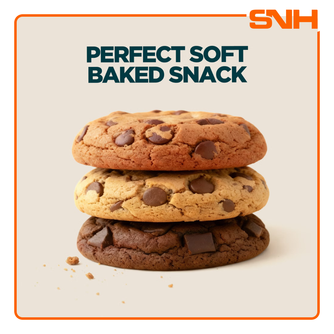 Myprotein Baked Protein Cookie, vegan-friendly award-winning protein snack with 13g pea protein and dark chocolate chunks per cookie