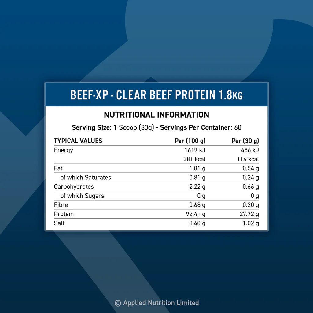 APPLIED NUTRITION BEEF-XP Clear Beef Protein Isolate - Sports Nutrition Hub