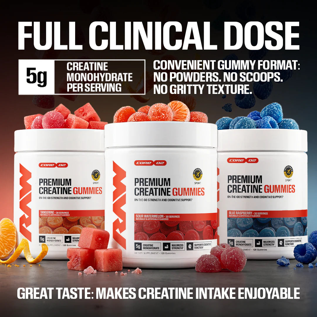 RAW Creatine Gummies - Sports Nutrition Hub