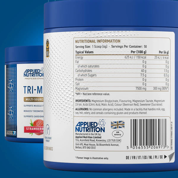 APPLIED NUTRITION Tri-Magnesium Powder - Sports Nutrition Hub