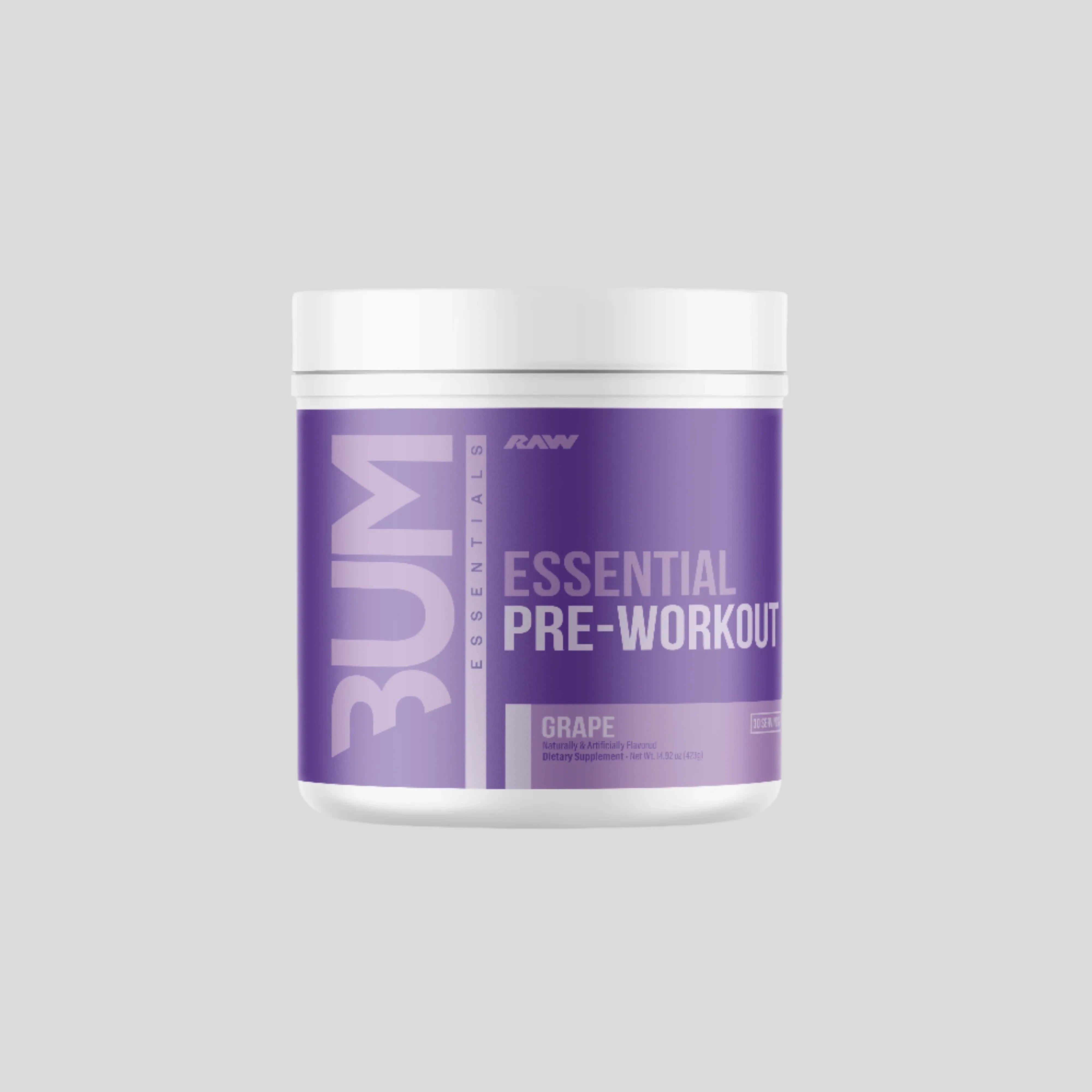RAW NUTRITION Essential Pre-Workout - Sports Nutrition Hub