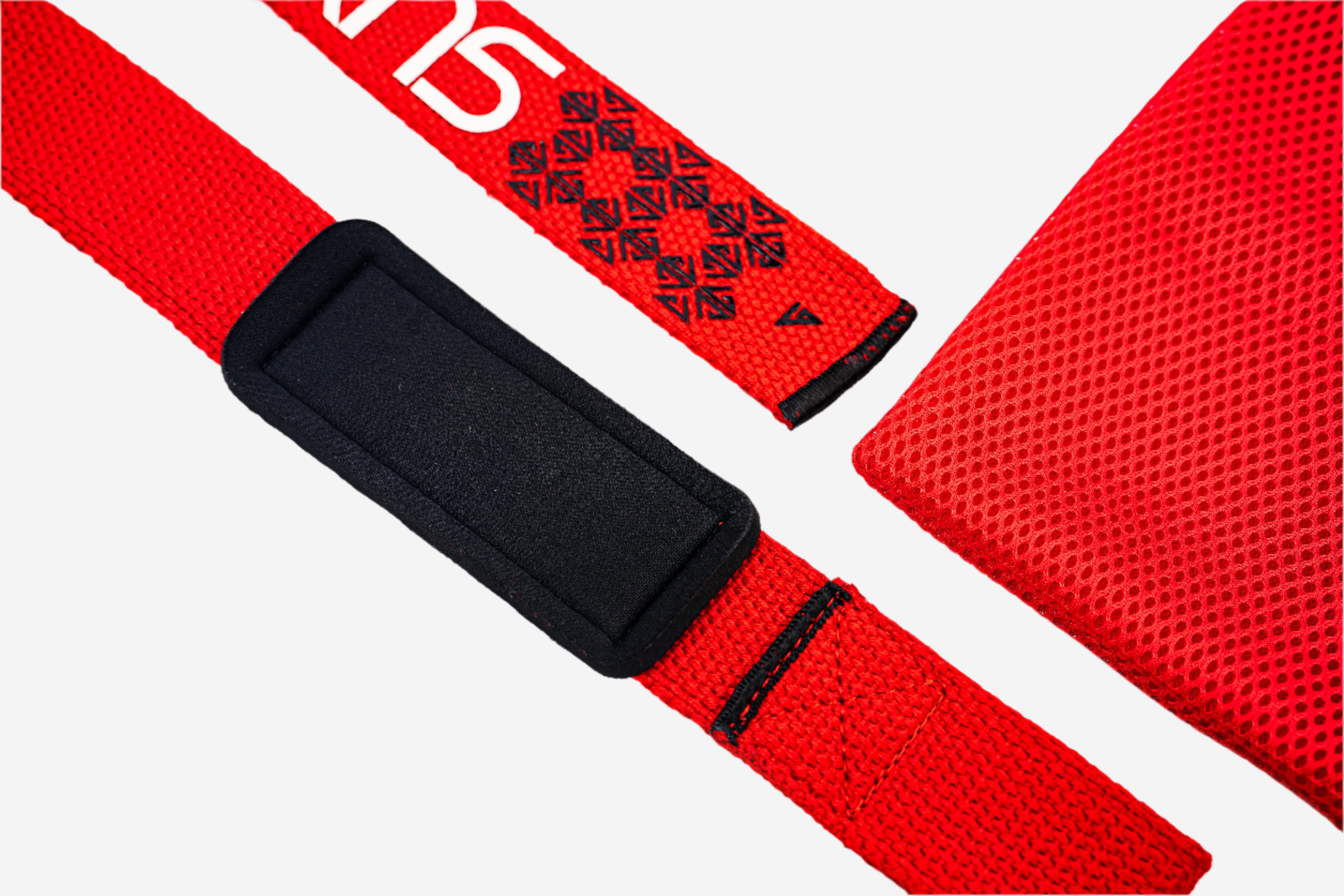 SURGE Lifting Straps | Premium Padded Weightlifting Straps - BLOOD RED - Sports Nutrition Hub