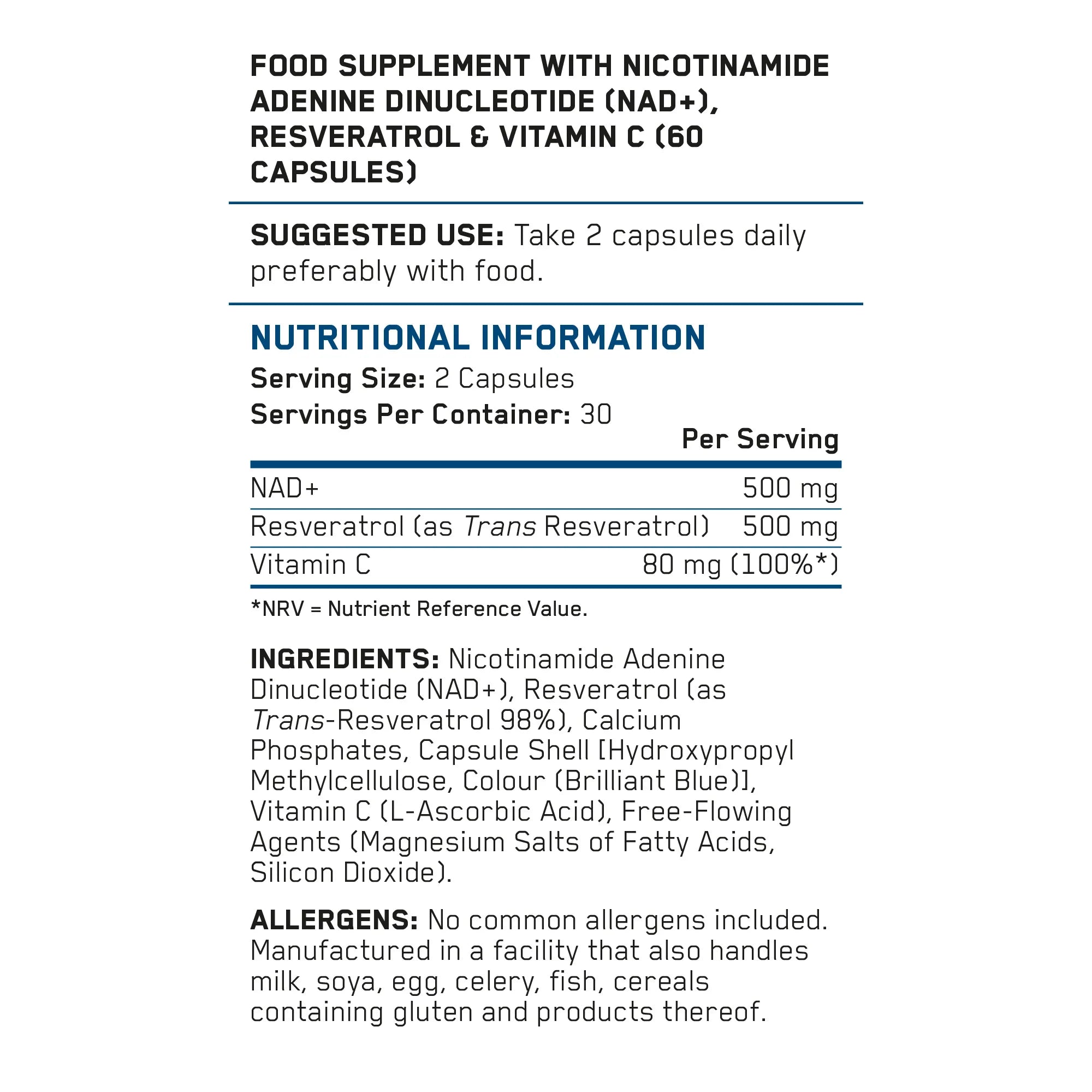 APPLIED NUTRITION NAD+ Resveratrol