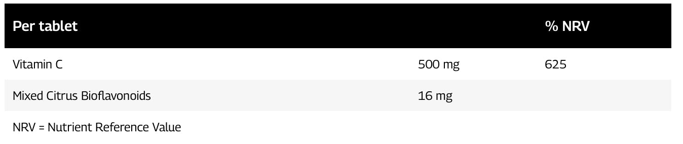 HEALTHSPAN ELITE Vitamin C 500mg - Sports Nutrition Hub