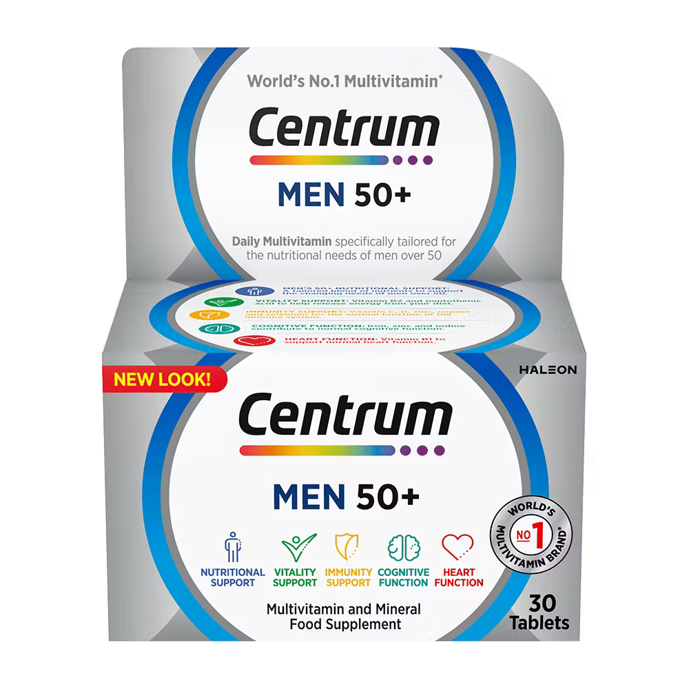 CENTRUM Men 50+ Multivitamins & Minerals - Sports Nutrition Hub