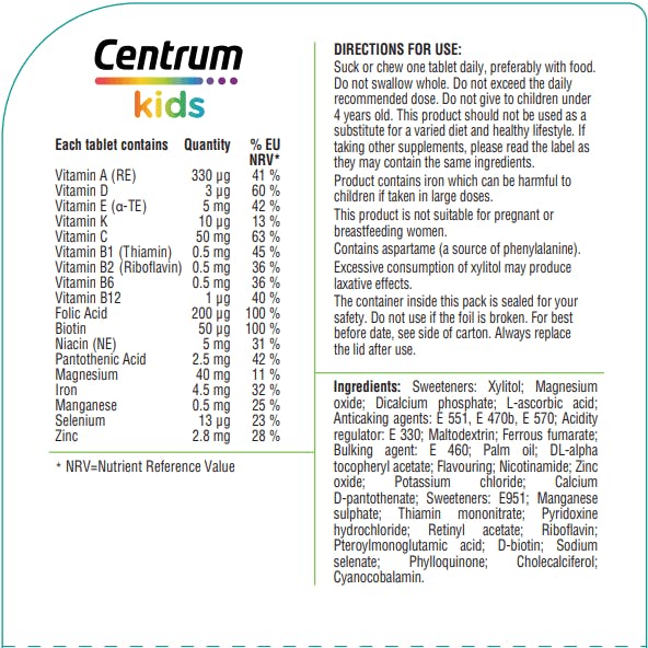 CENTRUM Kids Chewable Multi-Vitamin