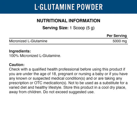 APPLIED NUTRITION L-Glutamine Powder - Sports Nutrition Hub