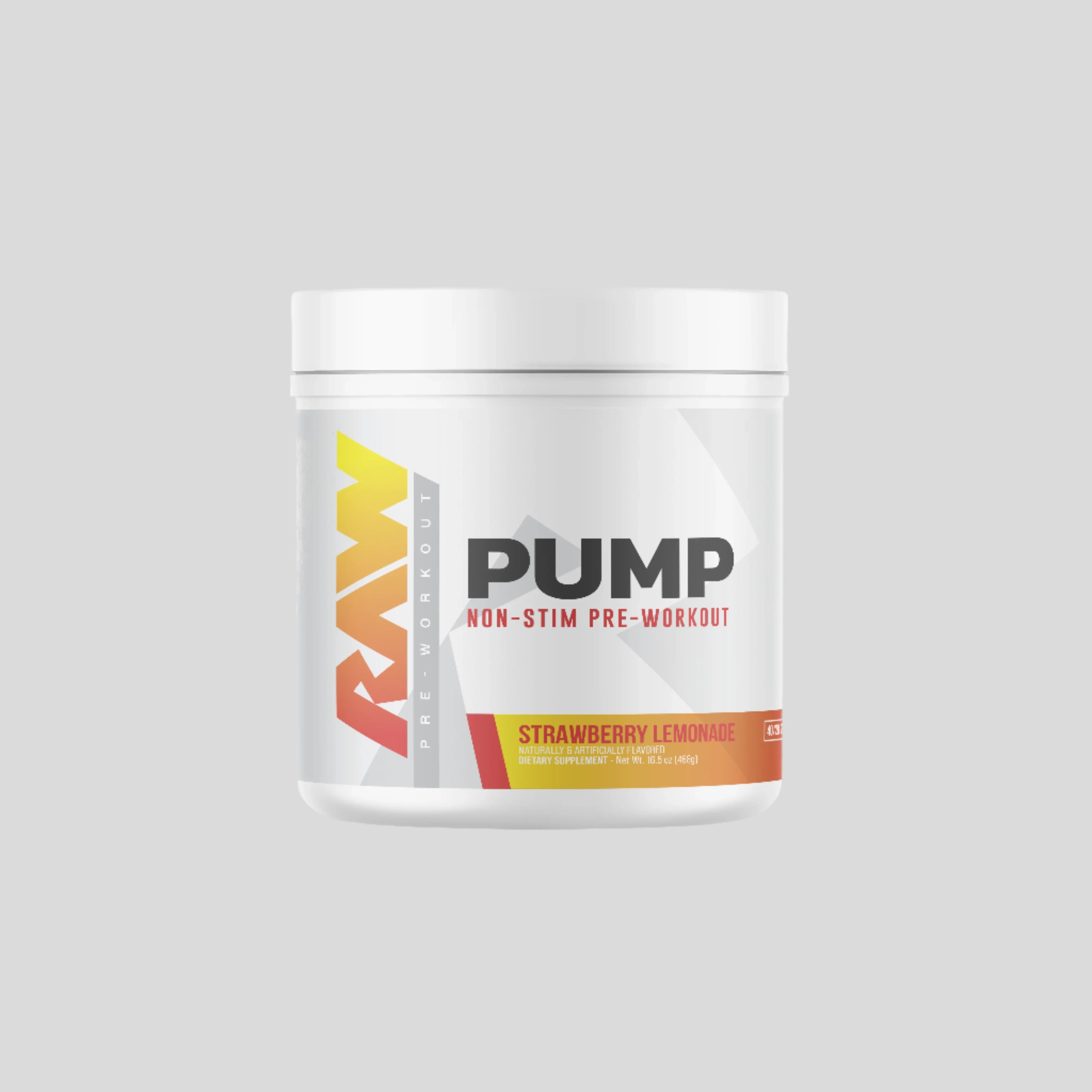 RAW NUTRITION Pump Non-Stim Pre-Workout - Sports Nutrition Hub
