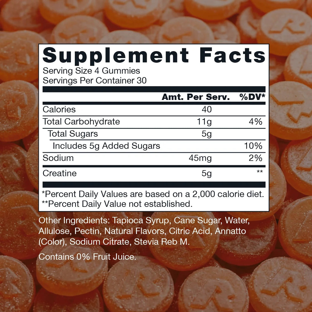 RAW Creatine Gummies - Sports Nutrition Hub