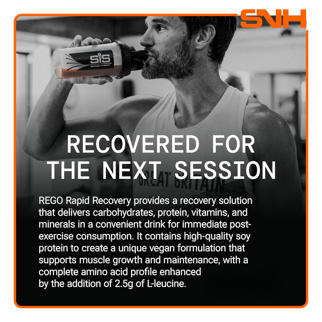 SiS Rego Rapid Recovery Powder 1.5kg bulk tub, UK-made Informed Sport all-in-one recovery powder with protein, carbs, vitamins, and minerals