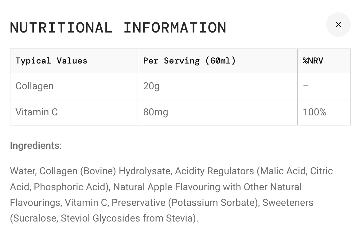 SiS Rego Collagen Shot - Sports Nutrition Hub