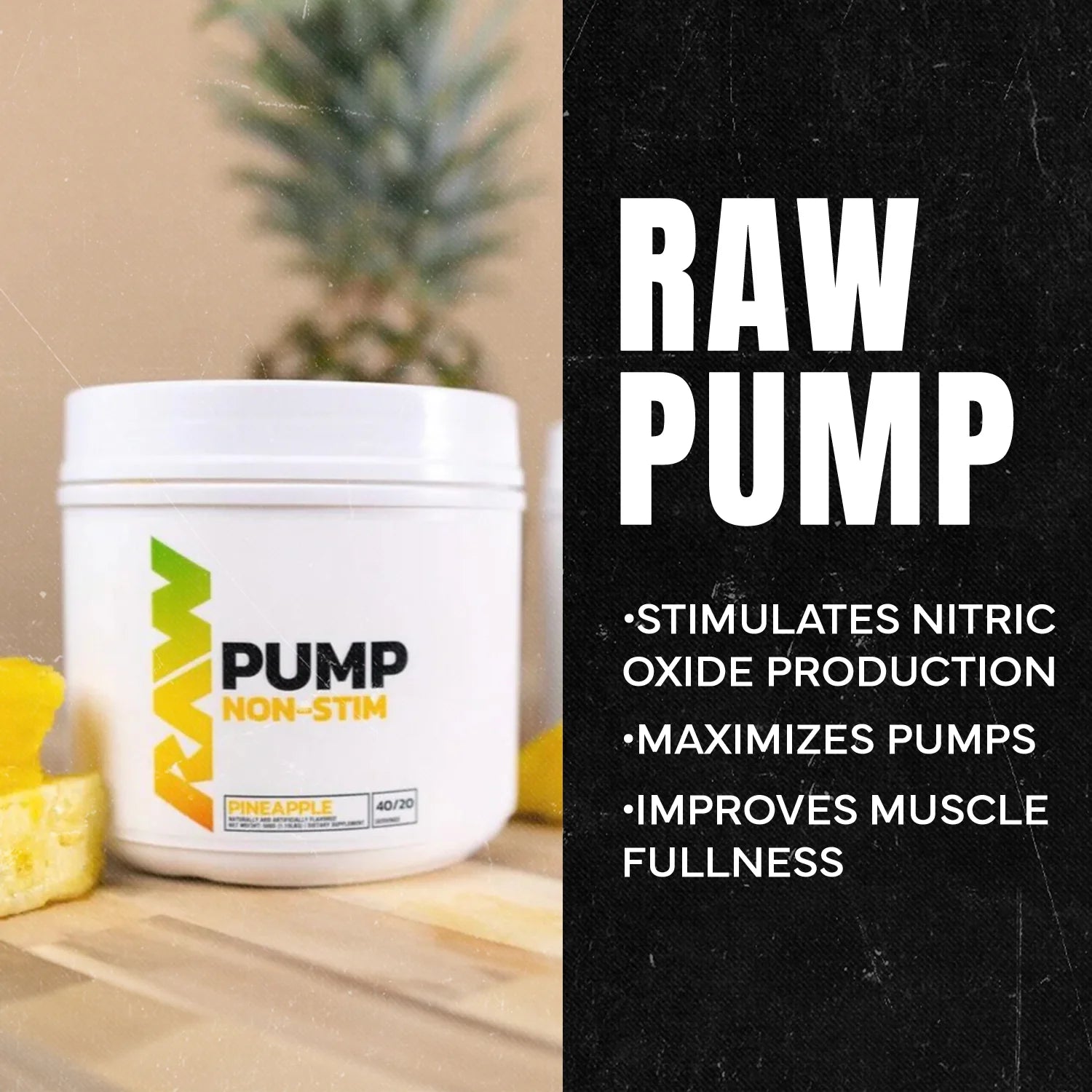 RAW NUTRITION Pump Non-Stim Pre-Workout - Sports Nutrition Hub