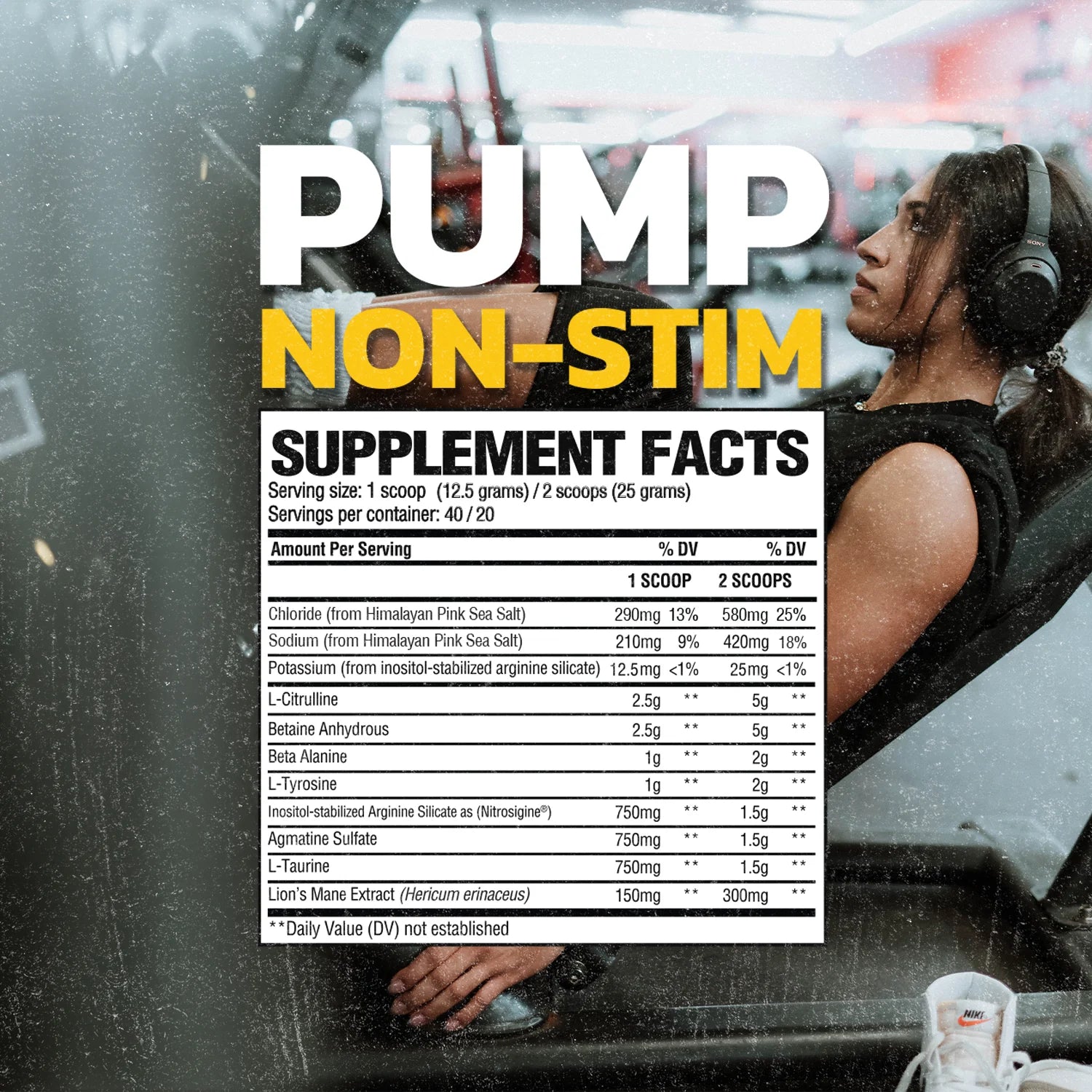 RAW NUTRITION Pump Non-Stim Pre-Workout - Sports Nutrition Hub
