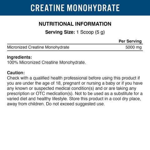 Applied Nutrition Creatine Monohydrate - Sports Nutrition Hub