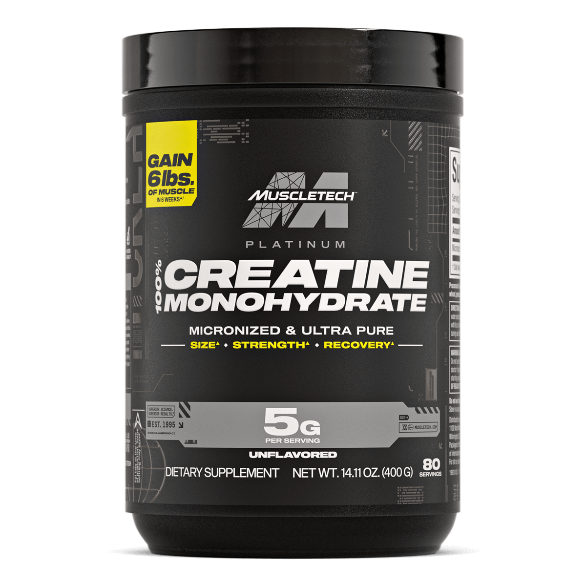 MUSCLETECH Platinum 100% Creatine 400G