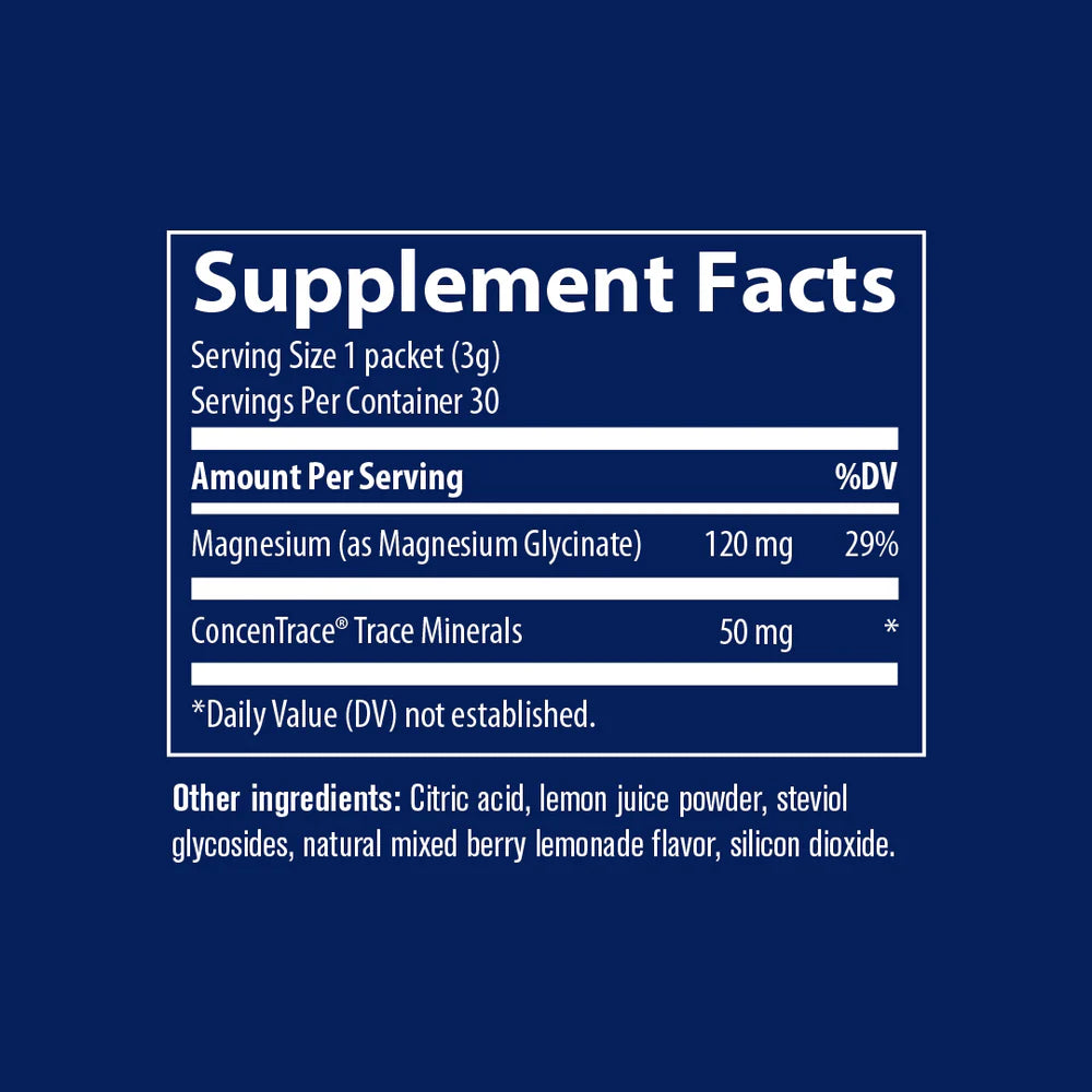 TRACE Magnesium Glycinate Stick Packs