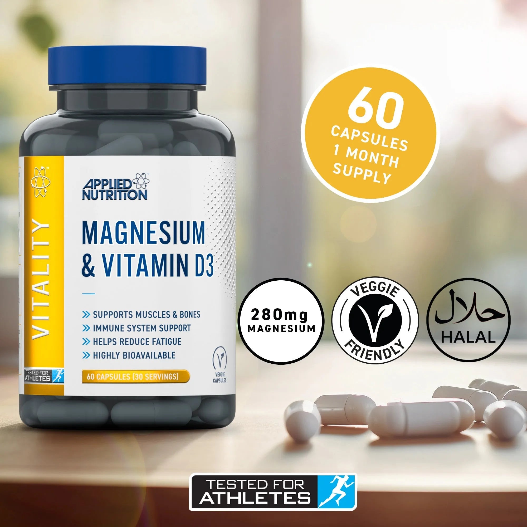 APPLIED NUTRITION Magnesium & Vitamin D3