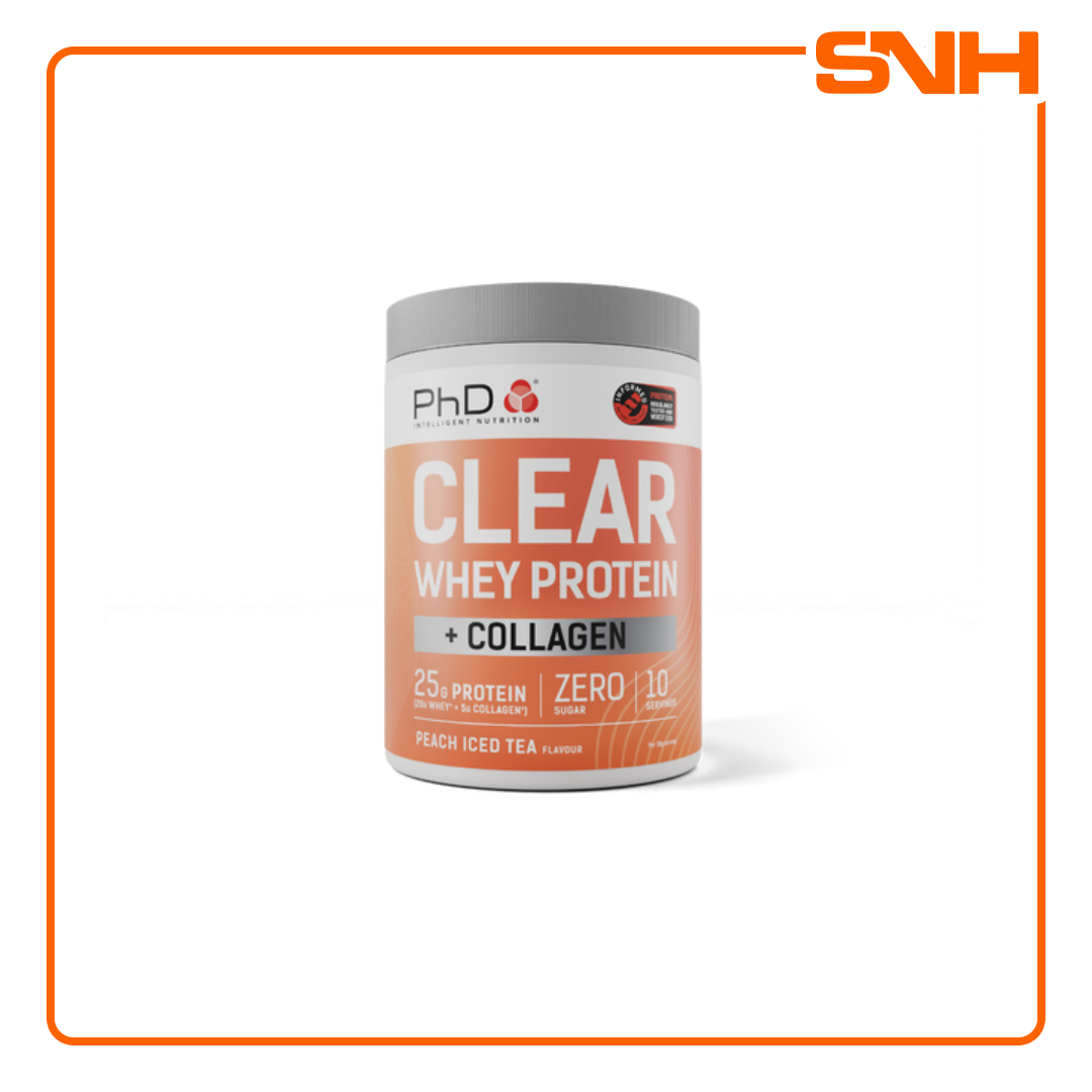 PhD Clear Whey Protein + Collagen Powder