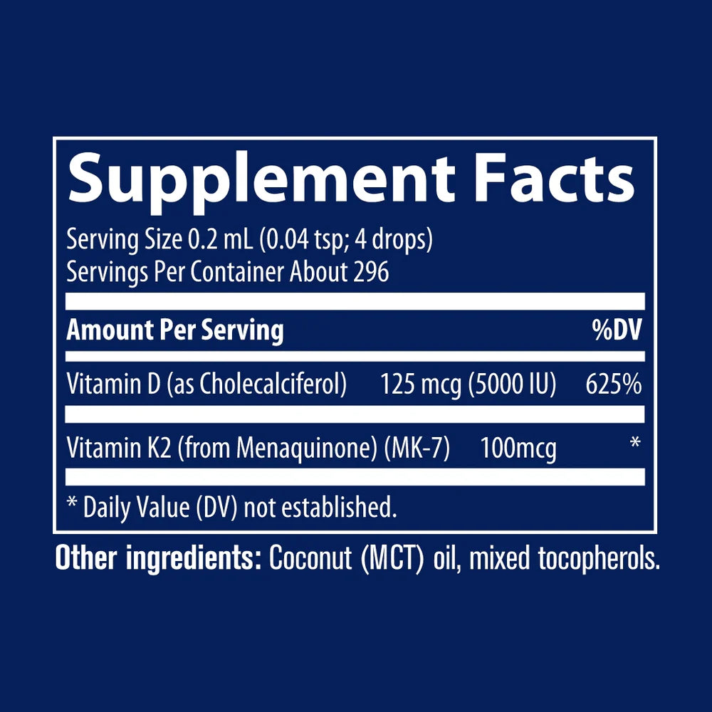 TRACE Ionic D3 + K2 - Sports Nutrition Hub 