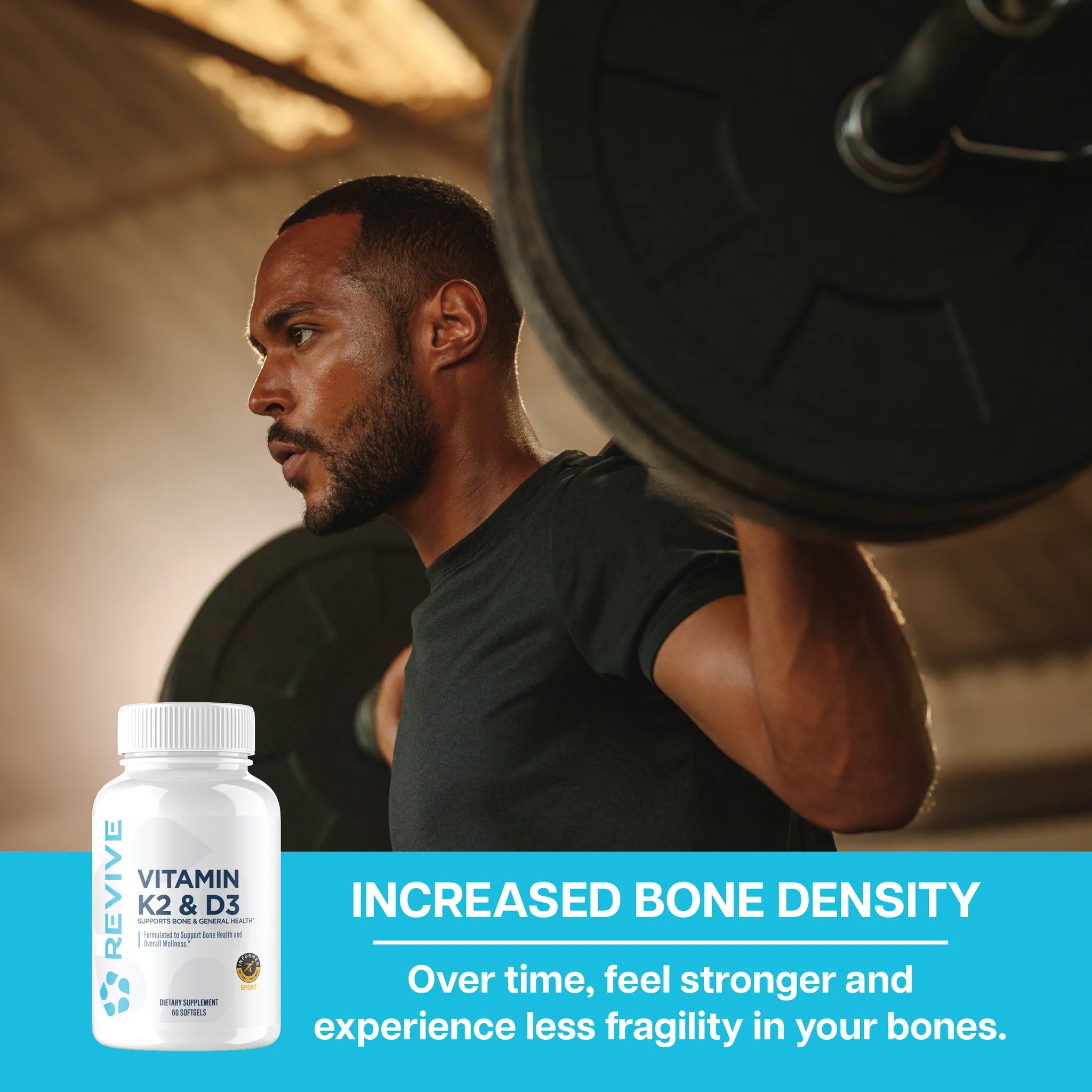 REVIVE Vitamin K2 & D3 (5000 IU) - Sports Nutrition Hub 