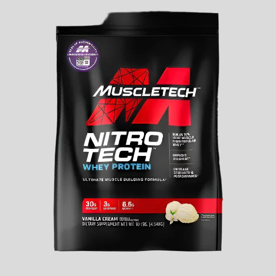 MUSCLETECH Nitro Tech Whey Protein 10LB - Sports Nutrition Hub 
