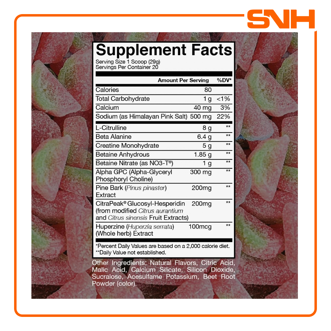 RAW NUTRITION Thuper Pump Non-Stim Pre-workout