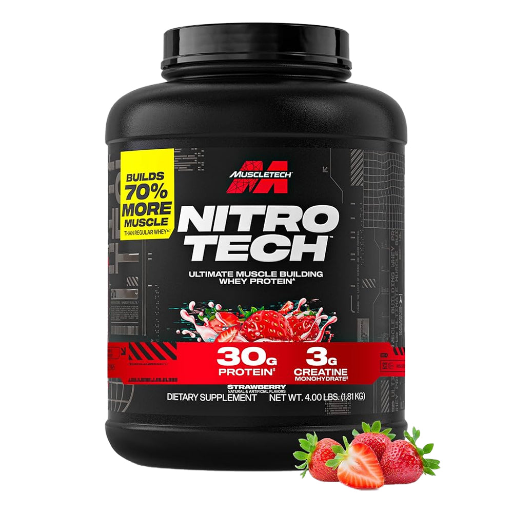 MUSCLETECH Nitrotech Whey Protein 4LB