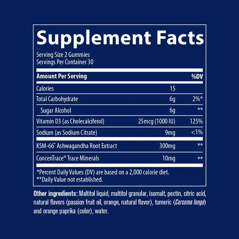 Trace Minerals Ashwagandha Gummies