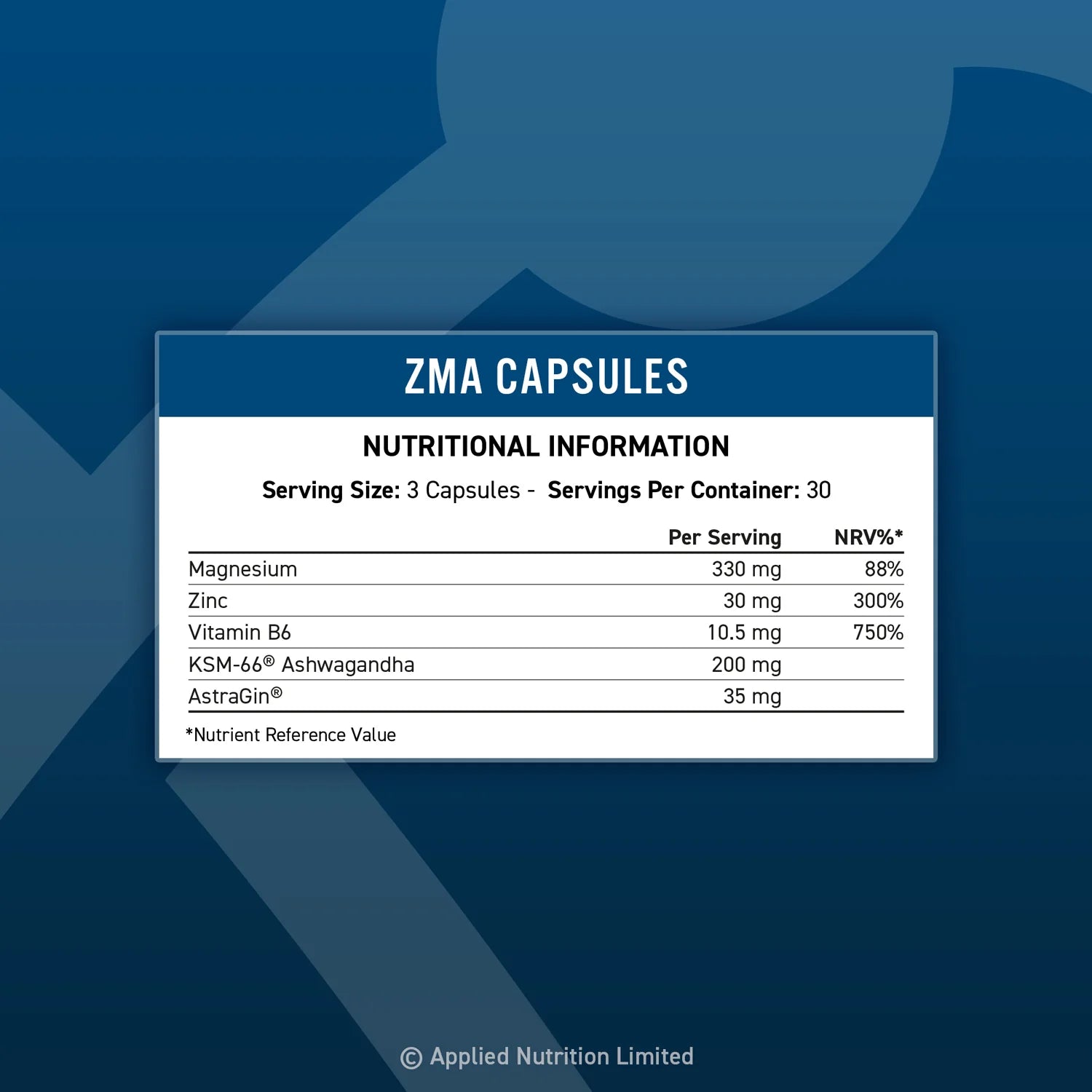 APPLIED NUTRITION ZMA - Sports Nutrition Hub 