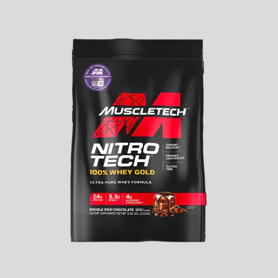 MUSCLETECH Nitro Tech 100% Whey Gold 8LB - Sports Nutrition Hub 