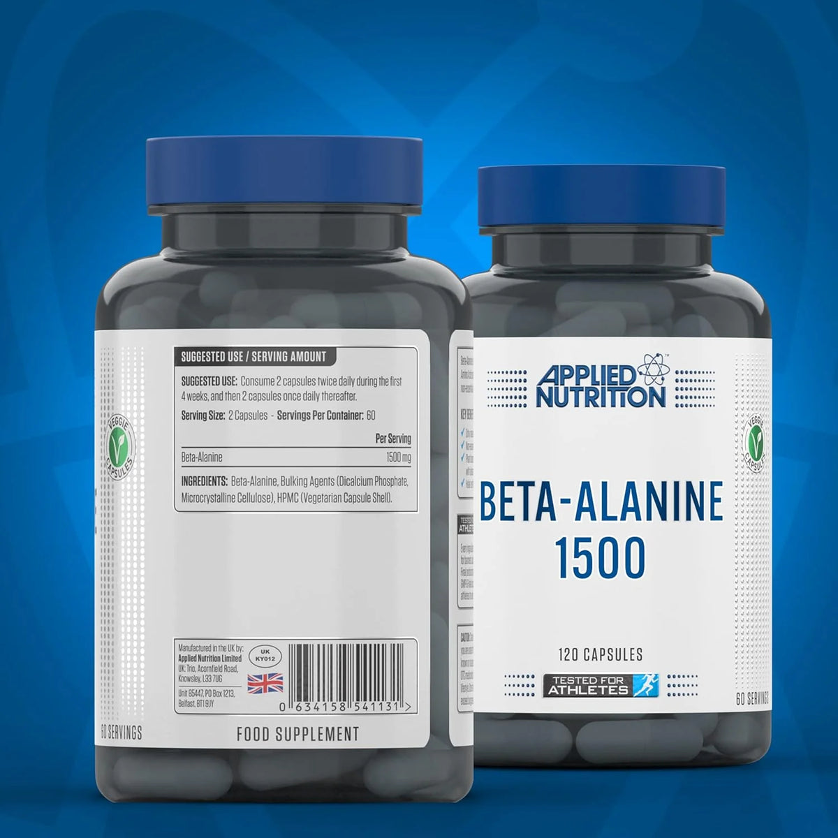 APPLIED NUTRITION Beta Alanine 1500mg - Sports Nutrition Hub 
