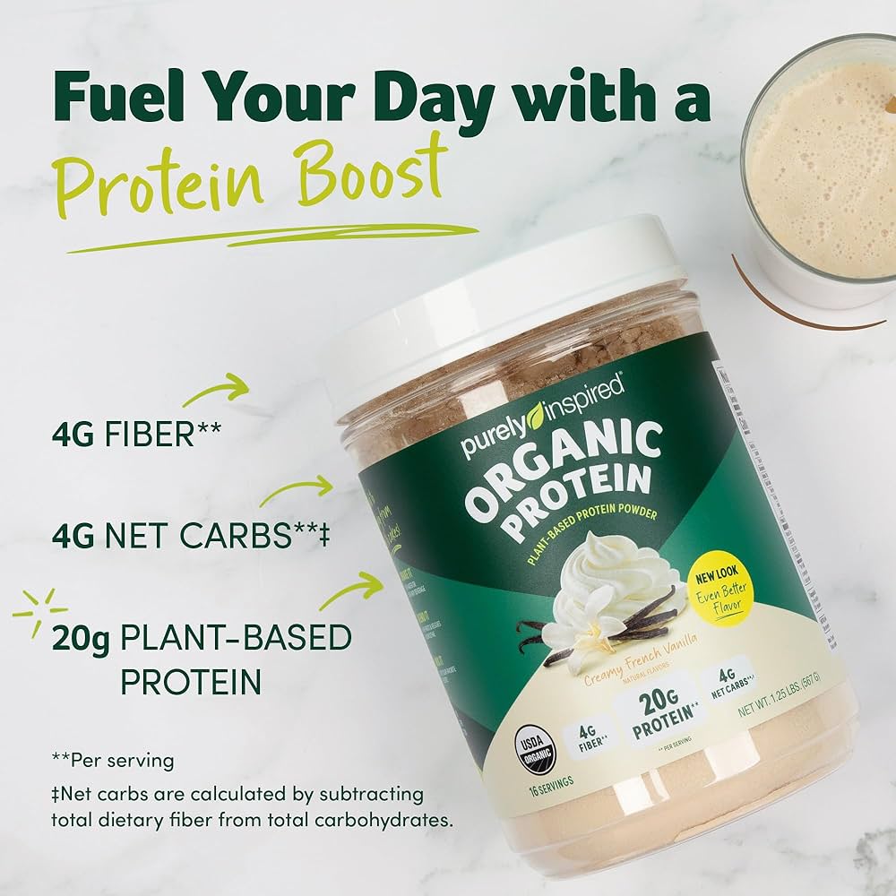 PURELY INSPIRED Organic Protein Powder 100% Plant-Based