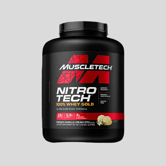 MUSCLETECH Nitro Tech 100% Whey Gold 5LB - Sports Nutrition Hub 