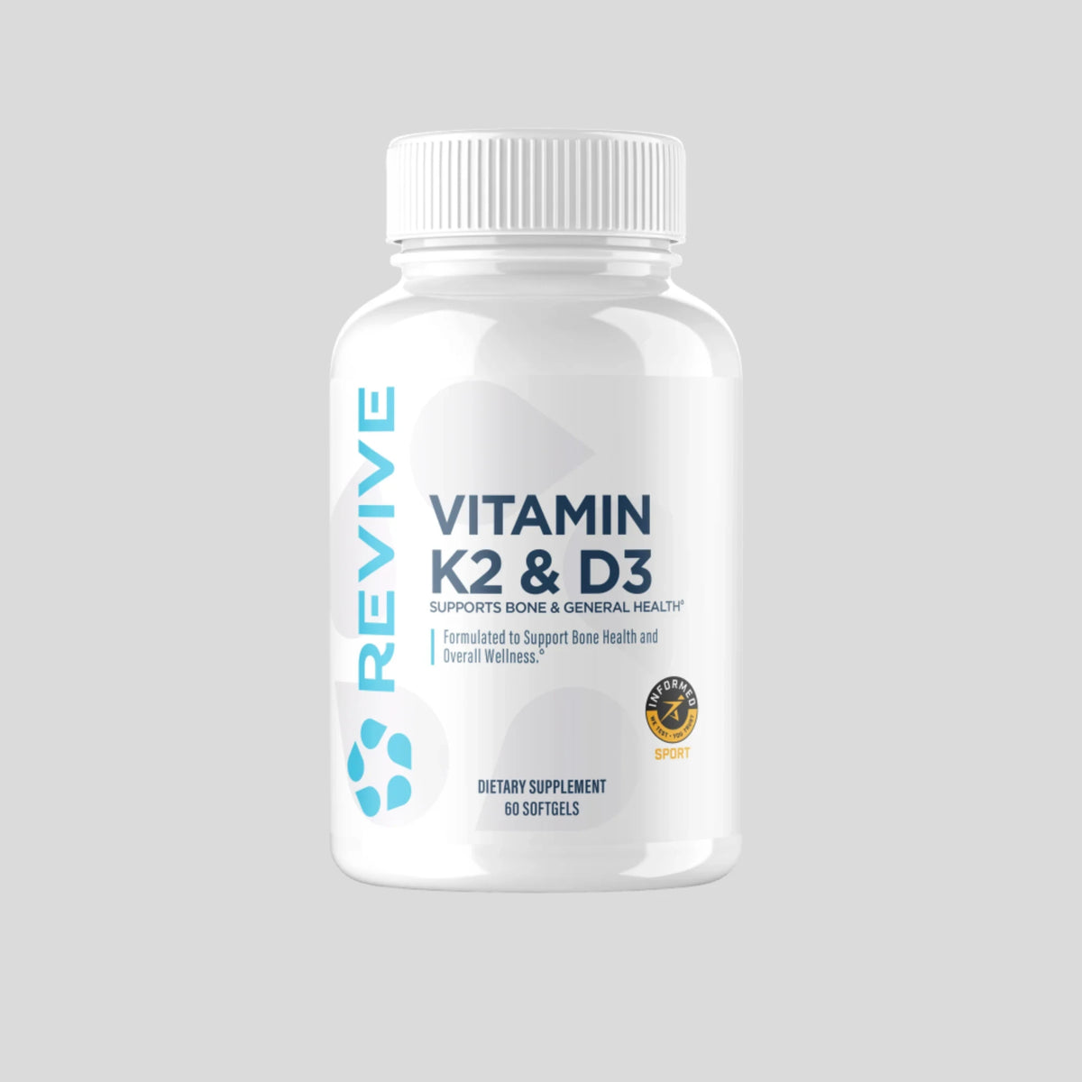 REVIVE Vitamin K2 & D3 (5000 IU) - Sports Nutrition Hub 