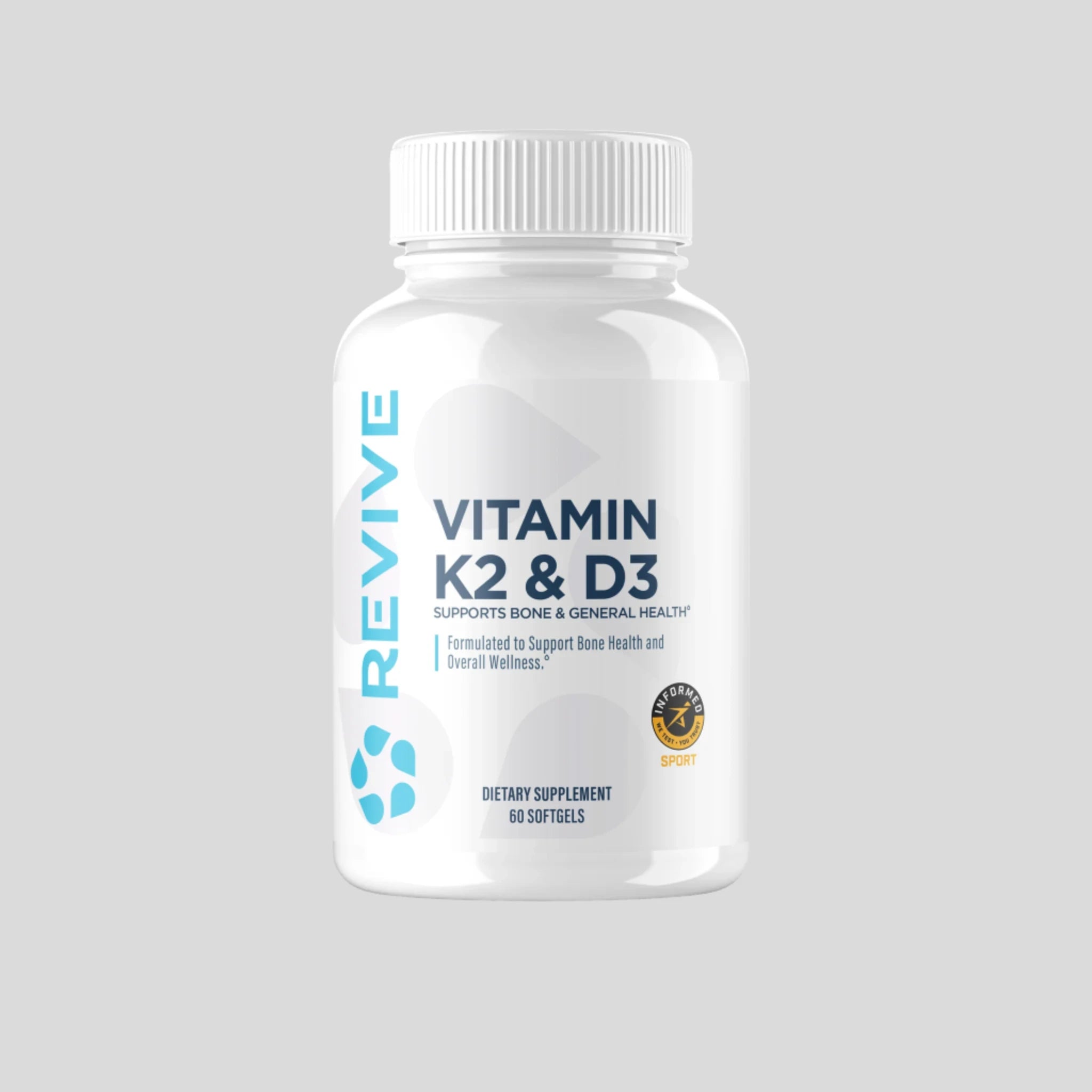 REVIVE Vitamin K2 & D3 (5000 IU) - Sports Nutrition Hub 