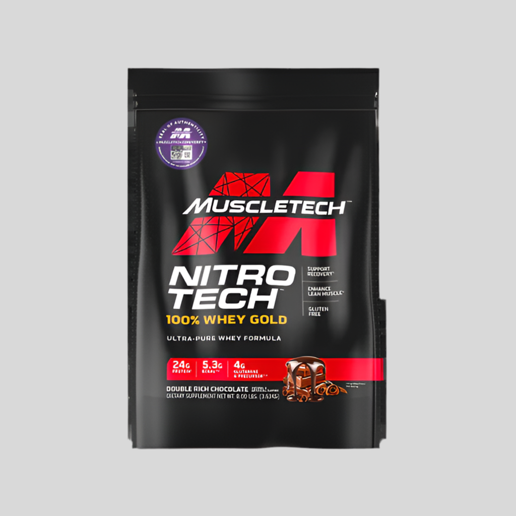 MUSCLETECH Nitro Tech 100% Whey Gold 8LB - Sports Nutrition Hub 