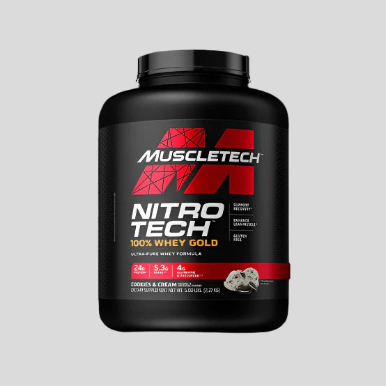 MUSCLETECH Nitro Tech 100% Whey Gold 5LB - Sports Nutrition Hub 