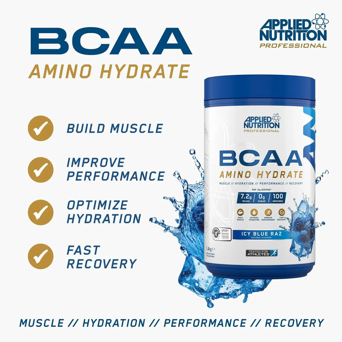 APPLIED NUTRITION BCAA Amino Hydrate - Sports Nutrition Hub 