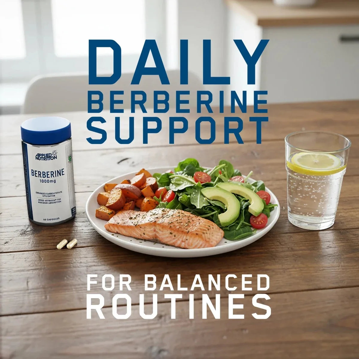 APPLIED NUTRITION Berberine Capsules 1000mg - Sports Nutrition Hub 