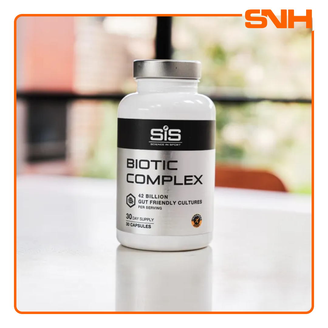 Science In Sport Biotic Complex probiotics capsules with 42 billion live cultures, UK-made vegan-friendly daily gut health supplement