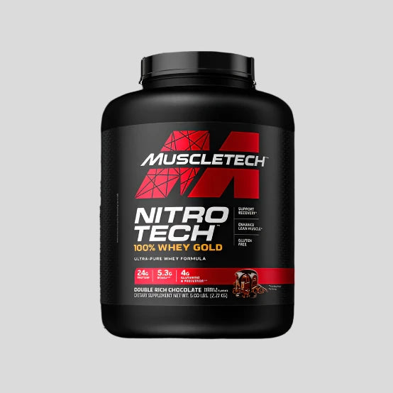 MUSCLETECH Nitro Tech 100% Whey Gold 5LB - Sports Nutrition Hub 