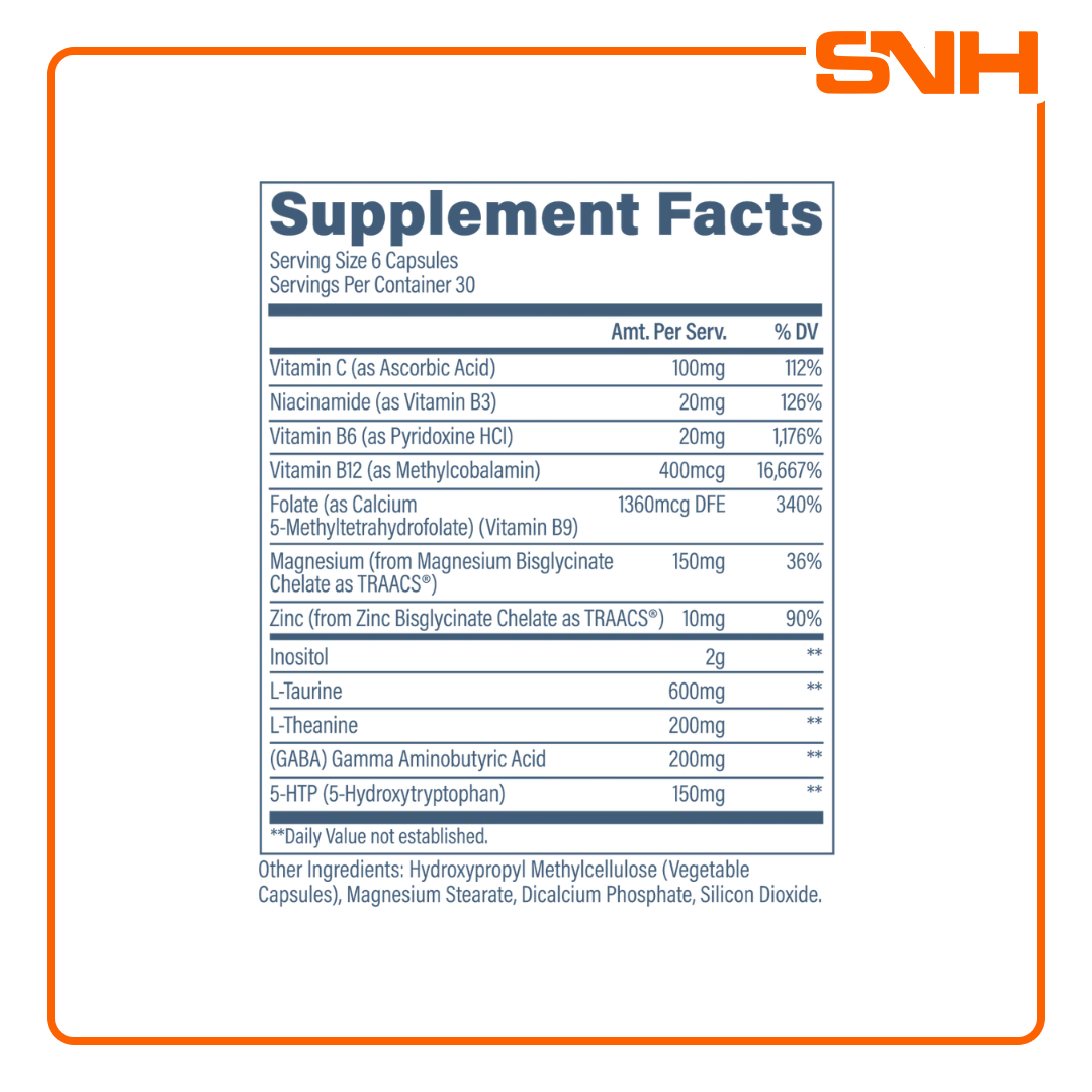 Revive Calm+ cortisol reducer supplement bottle, US-made physician-formulated stress and cortisol support daily capsules